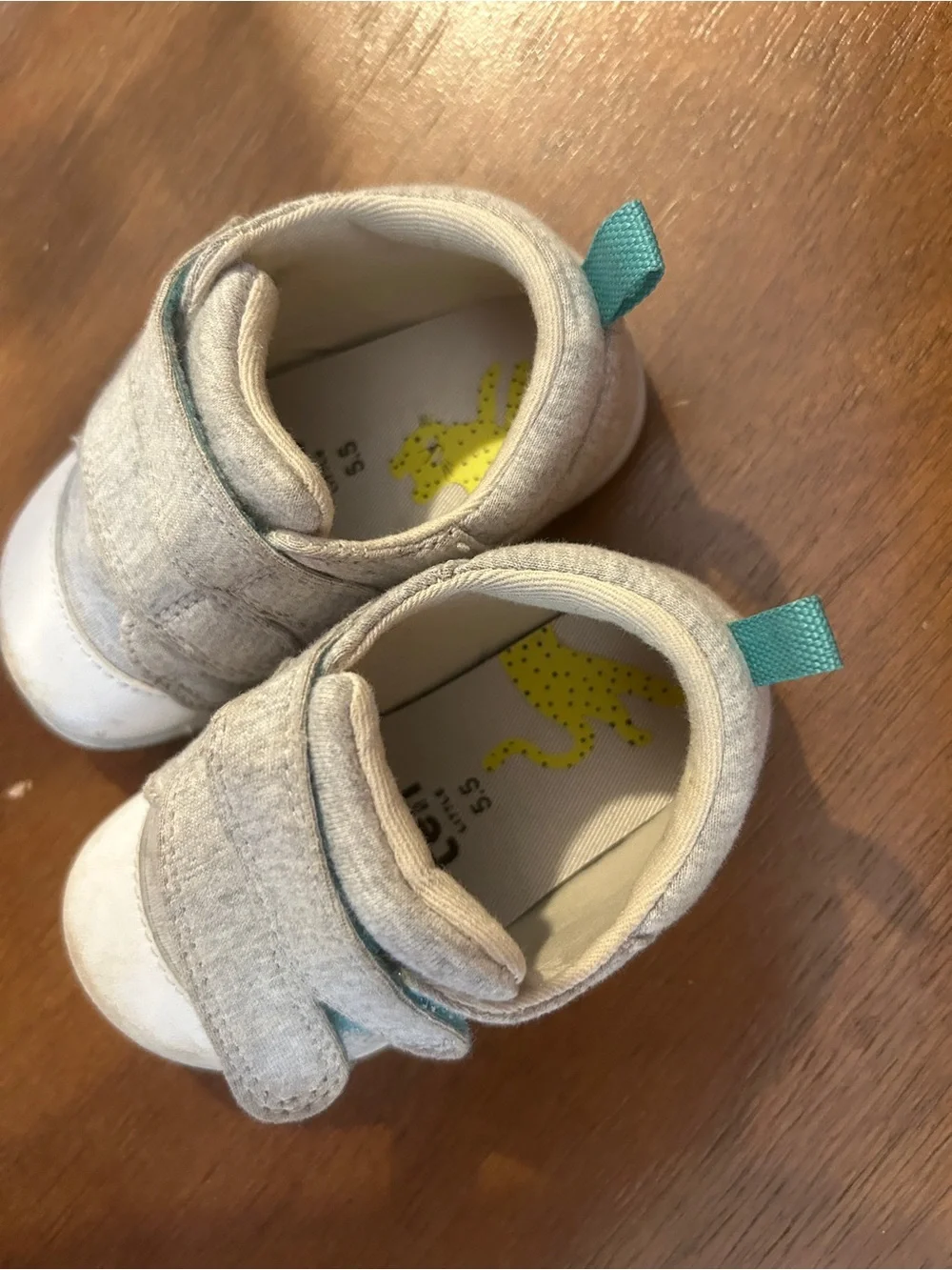 Ten little first walkers toddler sneakers shoes gray 5.5